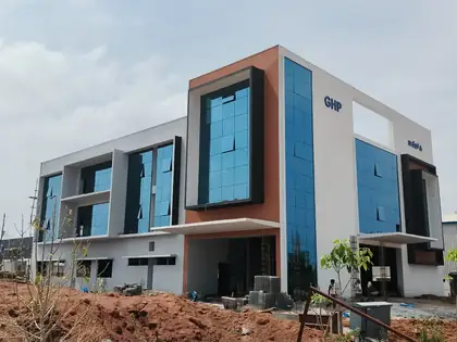 Glazed elevation, GHP